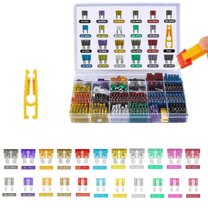 Sikringssortiment 300 stk. Sikringer Sortiment � Bladsikringskit til MC, Bil, Lastbil & B�d - 300 PCS FUSE 