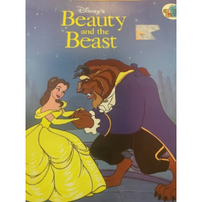 BRUGT RIMELIG STAND - Disney's Beauty and the Beast (Golden Books) Paperback � 1991 - OBS ENGELSK