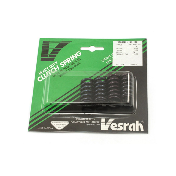 Forstrket Kobl. Fjeder (4PCS) Honda CB72/350/360/400/500/550/750 CJ360 CL72/350/360 SL350