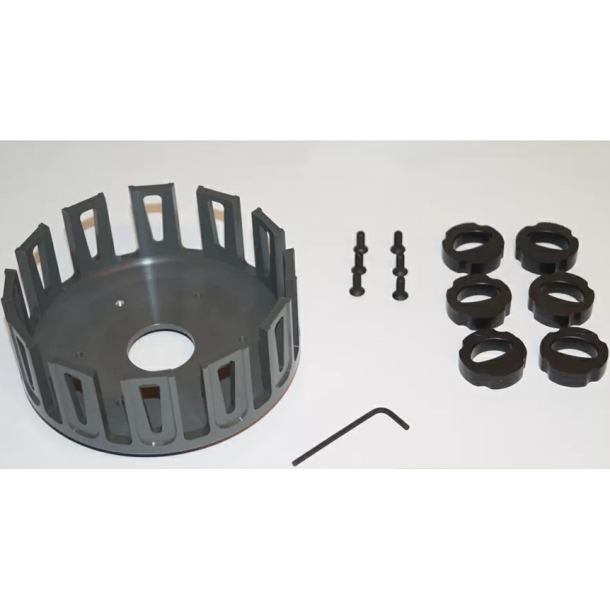 Koblings-sk�l ProX 17.4288 Clutch Basket 7075 Alloy AIRCRAFT-ALU COATED Y Kawasaki KX125 88-89
