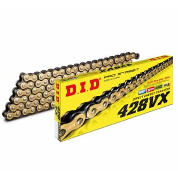 DID Kde 428VX - 132 Pro-Street X-ring GULD G&B