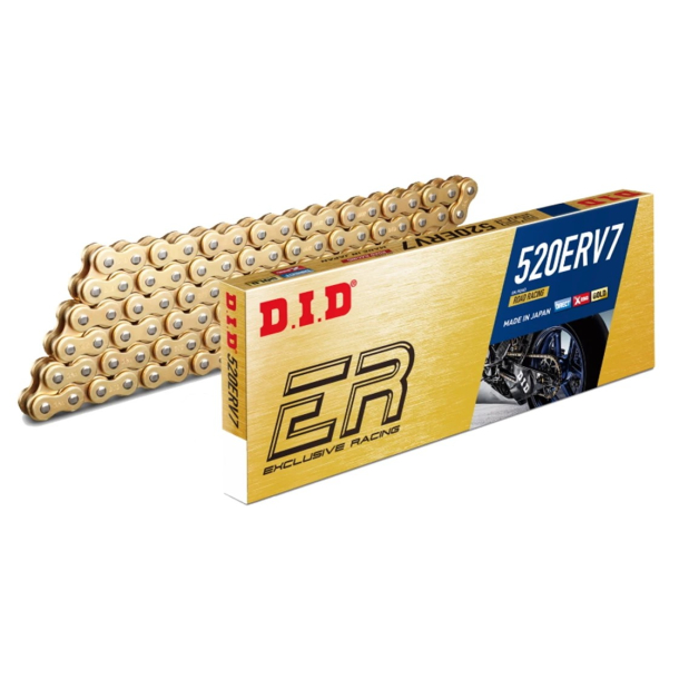 DID 520ERV7 X-RINGK�DE-120 G&G DID K�de 520ERV7 -120 TopPro X-ring GULD