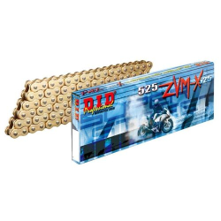 DID Kde 525ZVM-X -128 Super Street X-ring GULD