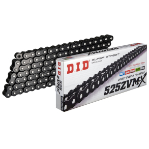 DID K�de 525ZVMX -118 Pro X-ring BLACK 525ZVMX-118 Street X-ring BLACK/STEEL