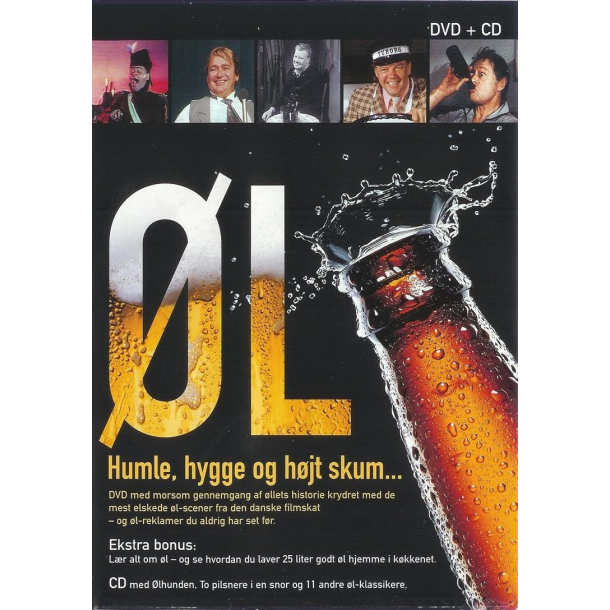 BRUGT som ny �l - Humle, Hygge Og H�jt Skum - 2 Disc - CD + DVD
