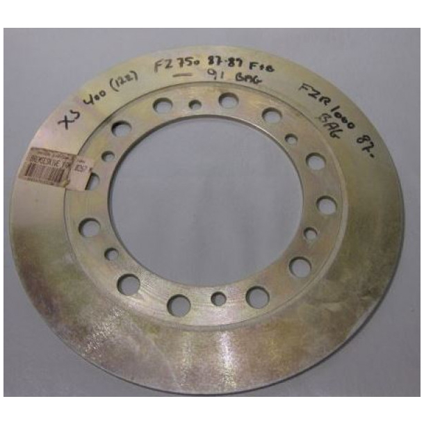 Bremseskive for/bag Yamaha RD/XS/ZX/FZ/XJ/FZR/XV/XJR Ikke ventileret