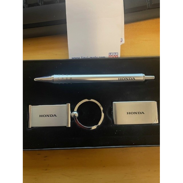 Honda 08SET20EH 08SET-20EH GIFT SET Gaveske Lighter, kuglepen og nglering