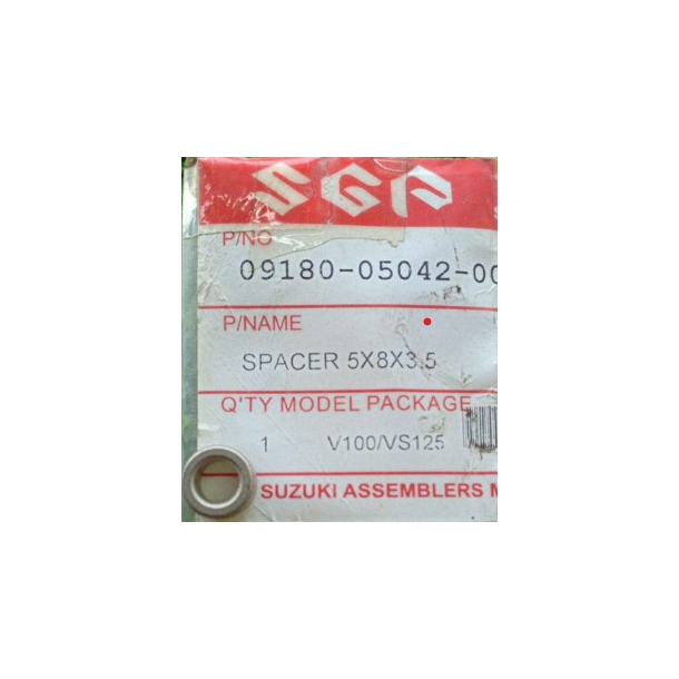 SUZUKI 0918005042 09180-05042 SPACER(5X8.2X3.5) AH100 AN125 LT-Z50