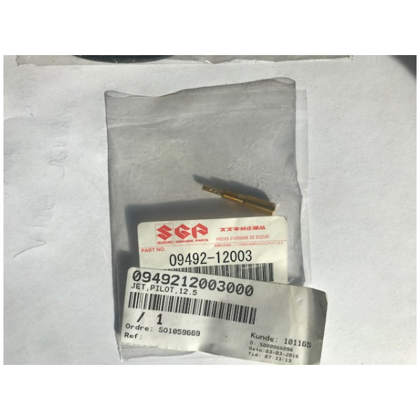SUZUKI 0949212003 09492-12003 JET,PILOT(12.5) LT-Z50 QUAD SPORT 2006-2018