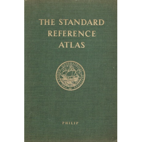BRUGT RIMELIG STAND The Standard Reference Atlas - George Philip - Publisher George Philip & Son Limited 1956 1. oplag 1. udgave Hardback