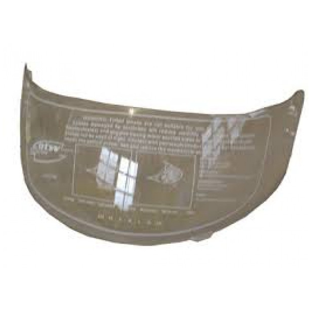 Visir for OTW RC-100 fuldfacehjelm. Klart Ridsefast og dugfrit.