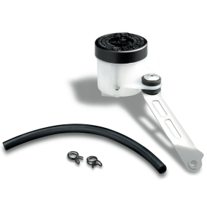 Brembo Bracket + Reservoir Mounting Kit for Brembo RCS Brake Master Cylinder, White 45cc reservoir 