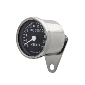 Chrom Speedometer m/beslag 58-43687 KMT. 2.1:1 udveksling