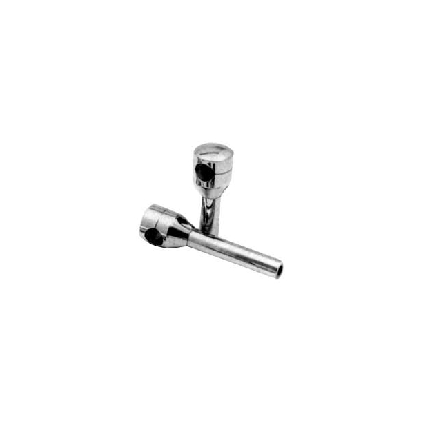 Chrom Styrforhjere 7/8 -RAISE 10CM 23-09626 - 12MM BOLT