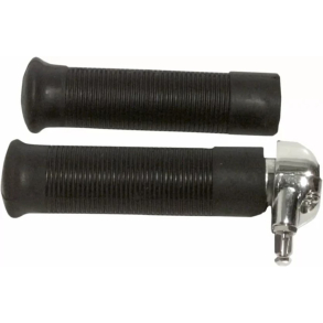 Gummih�ndtag Emgo 44-29480 TWIST THROTTLE  Push/Pull SORT GUMMI M/GASRULLE 7/8 Jack Hammer Grips