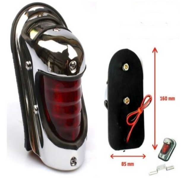 Baglygte Chrom 62-21610