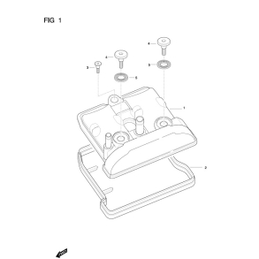  Hyosung TE450 COV,CYL HEAD FT 11171HP89000S1