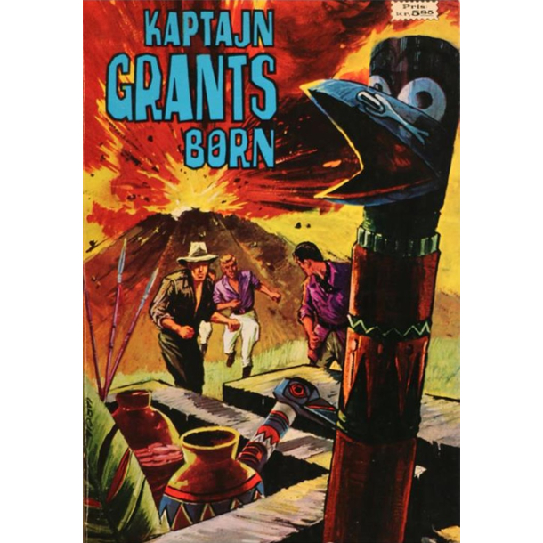 BRUGT Som ny - Very fine/Near mint - Kaptajn Grants B�rn 1969 1. udgave, 1. oplag - Softcover - Orginal Titel: Les enfants du capitaine Grant - Efter Jules Verne