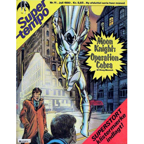 BRUGT RIMELIG STAND - Supertempo 1980 Nr. 11 Moon Knight: Operation Cobra