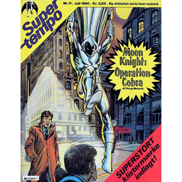 BRUGT RIMELIG STAND - Supertempo 1980 Nr. 11 Moon Knight: Operation Cobra