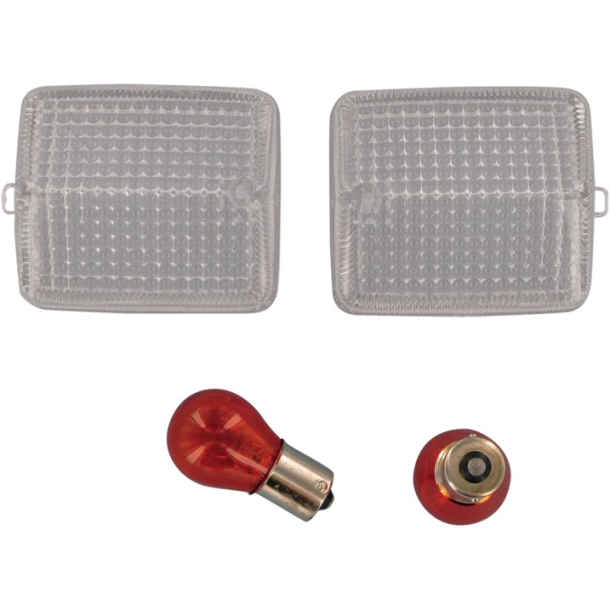 Klart blinklysglas m. pre Bag Honda CBR600F CBR1000F VTR250 NX250 XL250 XR200/650