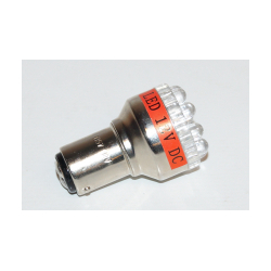 P�re baglygte LED - 12V21/5W R�D YG-00189-R LED/DIODE 12V21/5W BAY15d LED-p�re 12V