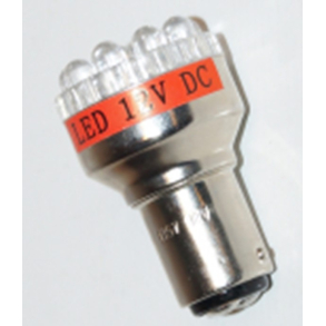 P�re baglygte LED - 12V21/5W R�D YG-00189-R LED/DIODE 12V21/5W BAY15d LED-p�re 12V