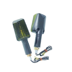 Mini Blinklys 2 stk lang, sort 61-75623 universal HALOGEN P�RE LONG STEM SMOKE 