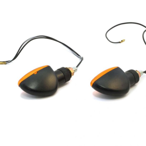 Mini Blinklys 2 stk universal 61-83741YELLOW GLAS HALOGEN E