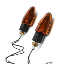 Mini Blinklys 2 stk universal 61-83741YELLOW GLAS HALOGEN E