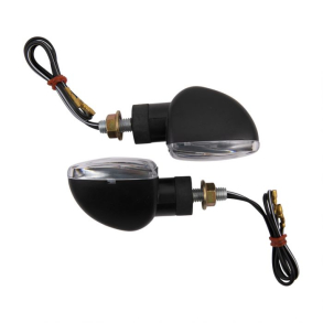Mini Blinklys 2 stk klar glas HALOGEN E universal 61-83743