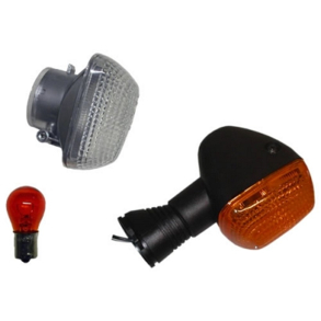 Blinklys m. ekstra glas FRONT VENSTRE Indicator with Amber & Clear Lenses SUZUKI�GSX750 GSX1400 GSX750F�GSXR600�GSXR750�SV650 TL1000