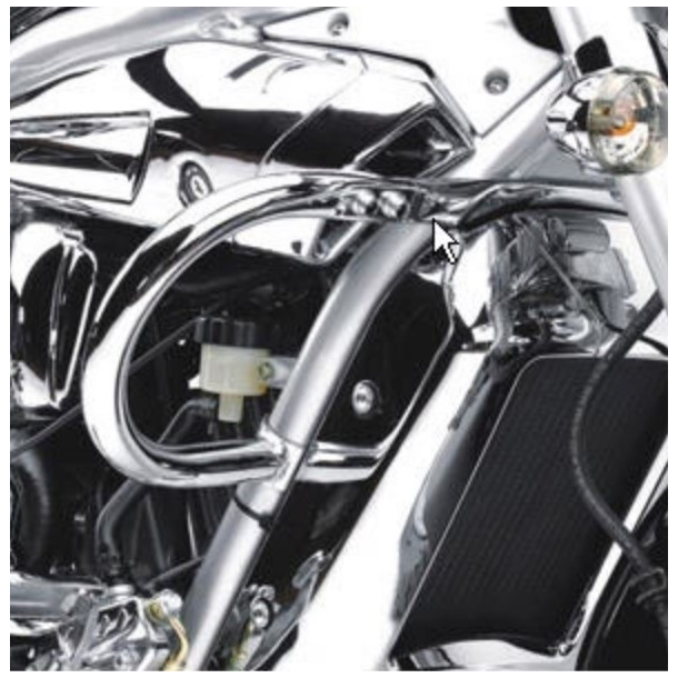 Engine guard YZ2037 94700HP9500/ Hyosung GV650 motorbjle HYOSUNG AQUILA  CRASH BARS GV650
