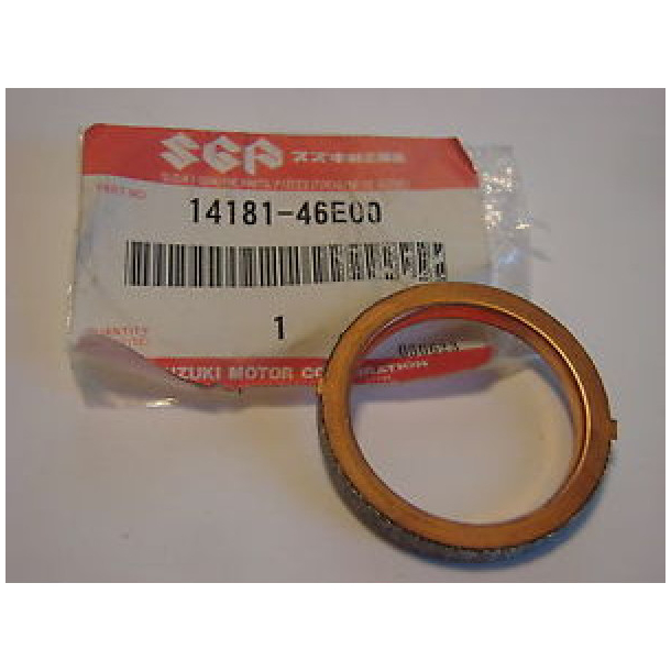 Suzuki 1418146E00 14181-46E00 1418146E10 Gasket, Exhaust Pipe Udstdningspakning 14181-46E00 GSXR