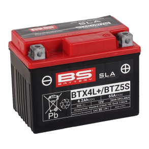 BS BATTERI SLA BTX4L-BS YTX4L-BS BTZ5S SLA RTU=READY TO USE