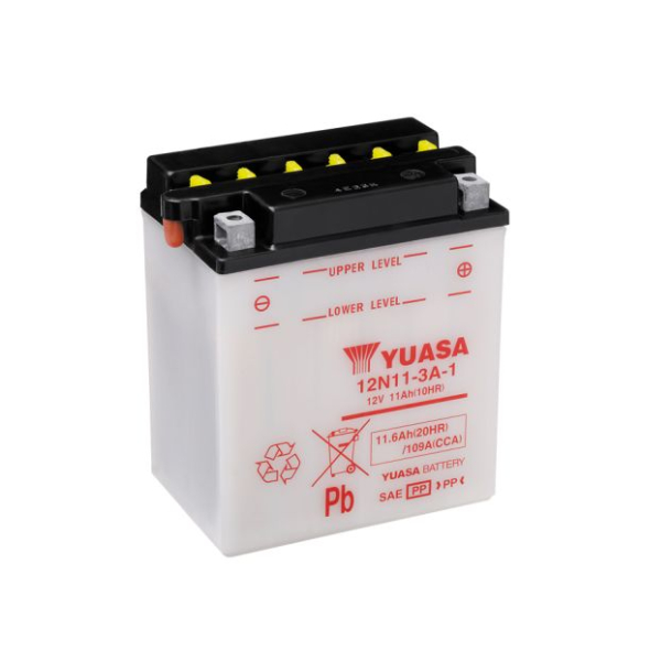 YUASA Batteri 12N11-3A-1 UDEN SYRE Suzuki GT550