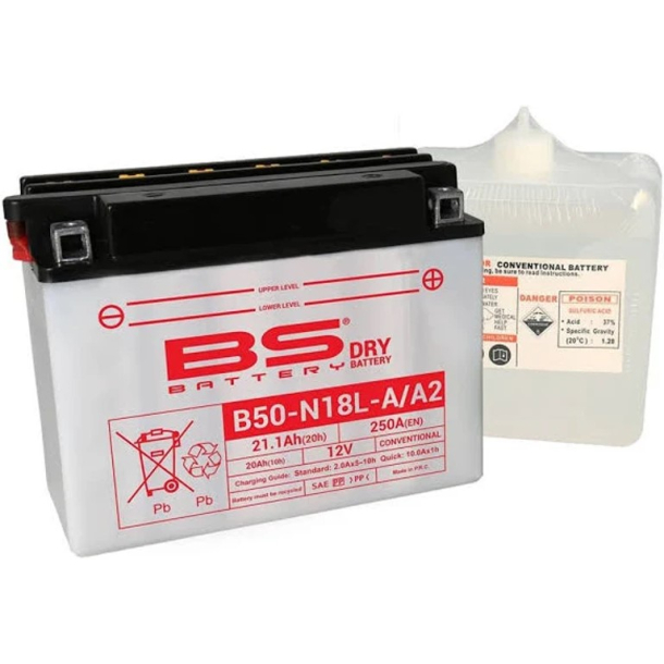 BS BATTERI CP B50N18L-A2/ Y50-N18L Y50-N18L-A2 (CP-CombiPack) Y50-N18L-AT 