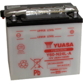 YUASA Batteri Y60-N24AL-A DIN51515  Y60-N24AL-A = DIN52515 = DIN53030