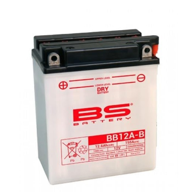 BS BATTERI BB12A-A/YB12A-A Benelli Ducati Honda Kawasaki Yamaha