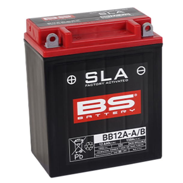 BS BATTERI SLA BB12A-A/YB12A-A /B RTU=READY TO USE Benelli Ducati Honda Kawasaki Yamaha