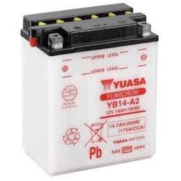 YUASA YB14-A2 Batteri YB14-A2