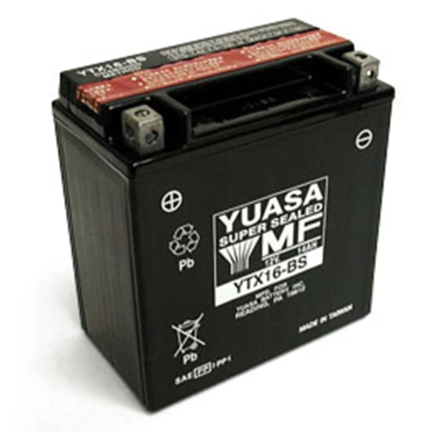 YUASA Batteri YTX16-BS YTX16-BS (CP-CombiPack) BATTERI YTX16-BS YUASA
