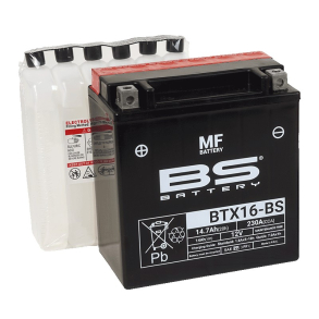 BS BATTERI CP BTX16-BS/YTX16-BS YTX16-BS (CP-CombiPack)