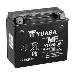 YUASA YTX20-BS Batteri CP YTX20-BS (CP-CombiPack)