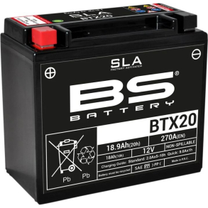 BS BATTERI BTX20-BS/YTX20-BS SLA READY TO USE/EXTRA POWER