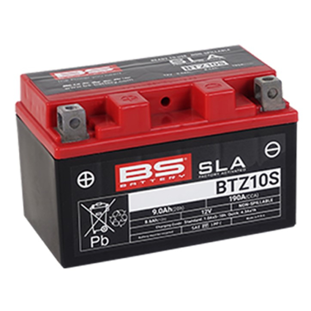 BS BATTERI SLA BTZ10S-BS/YTZ10S-BS BTZ10S SLA RTU=READY TO USE