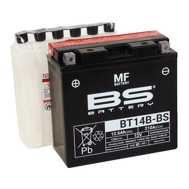 Batteri BS BATTERY BT14B-BS YT14B-BS BT14B-BS 150 x 70 x 145