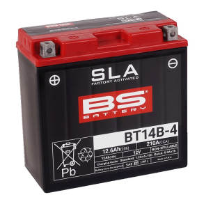 Batteri BS BATTERY SLA BT14B-BS YT14B-BS BT14B SLA RTU=READY TO USE