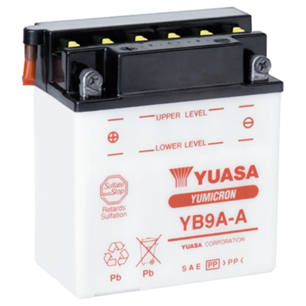 YUASA Batteri YB9A-A BATTERI YB9A-A YUASA