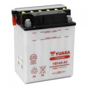 YUASA Batteri YB14A-A2 BATTERI YB14A-A2 YUASA